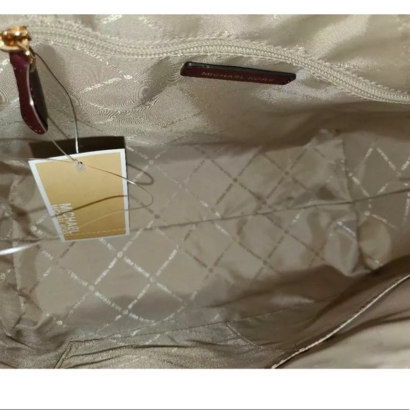Michael kors large satchel bag merlot SALE‼️‼️ - Picture 5 of 5